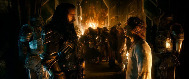 16 Hobbit-Bataille-Cinq-Armees Thorin Bilbo